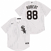 White Sox 88 Luis Robert White 2020 Nike Cool Base Jersey,baseball caps,new era cap wholesale,wholesale hats